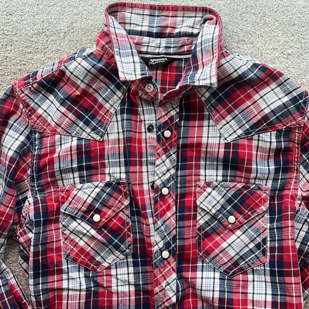 Plaid button down - Picture 2 of 5
